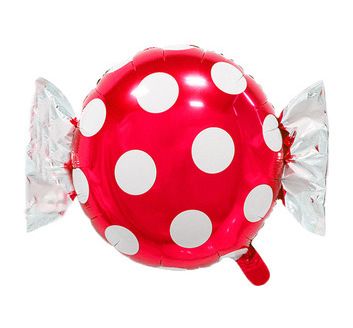 Ballon bonbon géant rouge 2,49 €