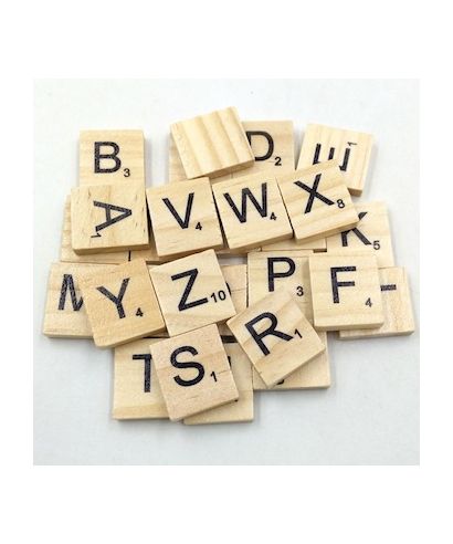 Lettre Scrabble a l'unité