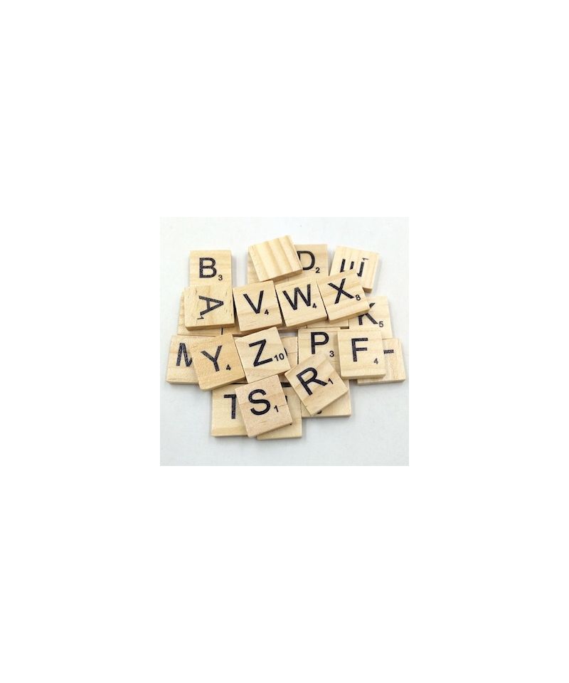 Lettre Scrabble bois 0,49 €