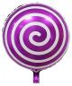 Ballon bonbon géant violet