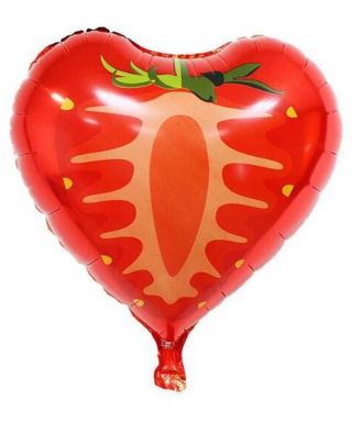 Ballon fruit géant "fraise"