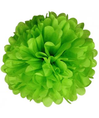 pompon papier vert , pour une ambiance romantique pensez aux pompons . Suspendus dans la salle ou à l'extérieur