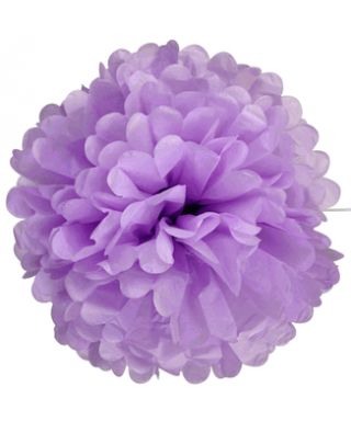 pompon papier de soie lilas, pour une ambiance romantique pensez aux pompons . Suspendus dans la salle ou à l'extérieur