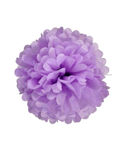 pompon papier de soie lilas, pour une ambiance romantique pensez aux pompons . Suspendus dans la salle ou à l'extérieur