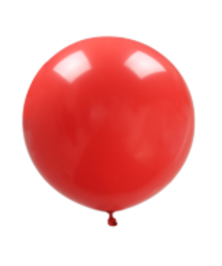 Ballon géant rouge, Il en existe de toutes les tailles et de toutes les couleurs pour la décoration de votre mariage
