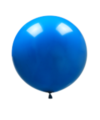 Ballon géant BLEU