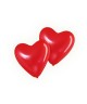 Ballon latex coeur love couleur rouge