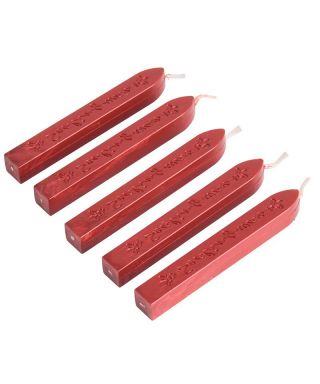 Baton de cire Rouge 9,2X1,2cm