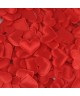 100 Coeurs tissu "rouge"